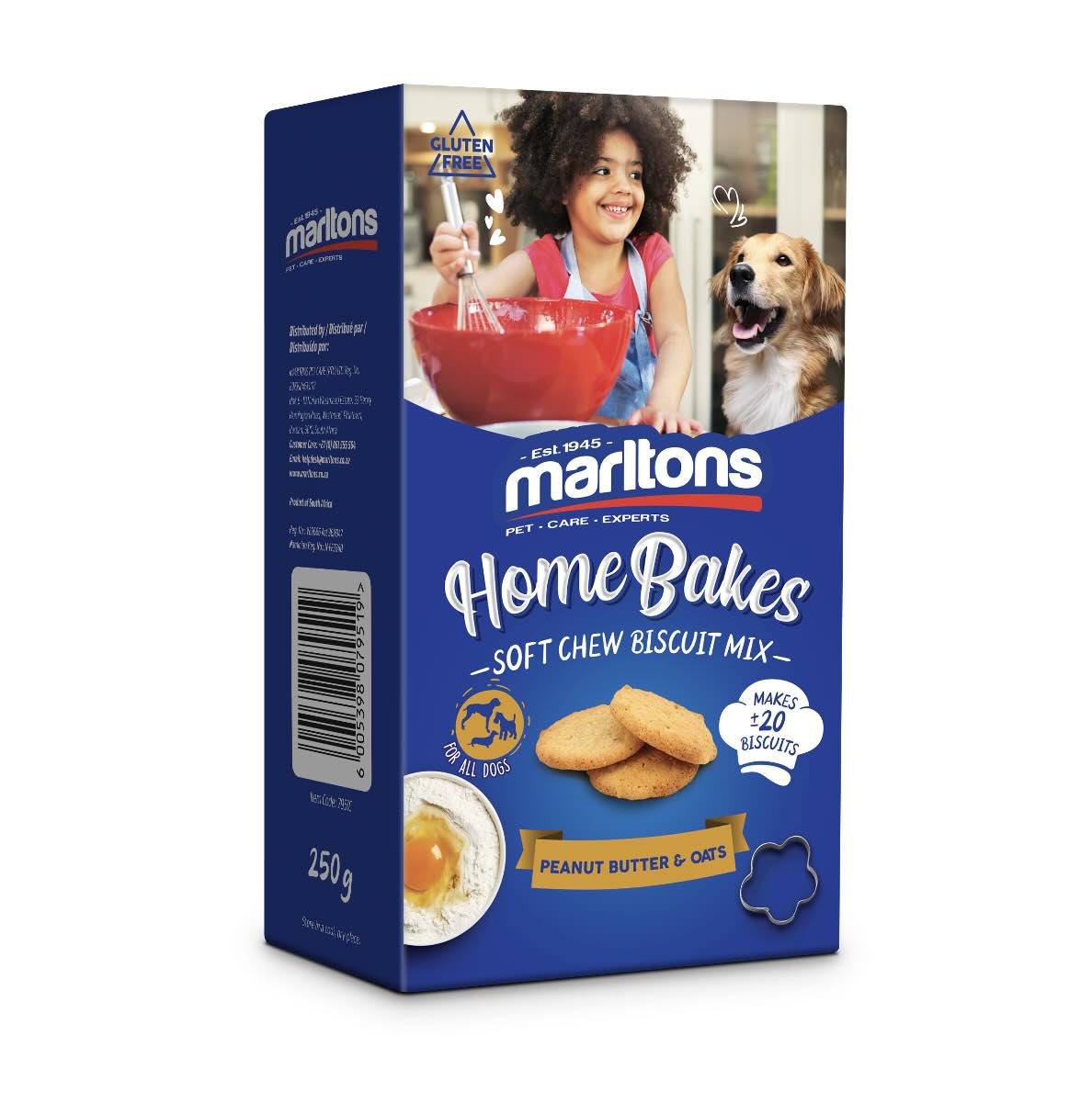 Marltons Dog Soft-Chew Biscuits Mix - Peanut Butter & Oats
