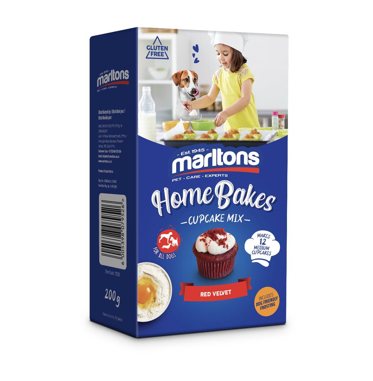 Marltons Dog Cupcake Mix - Red Velvet