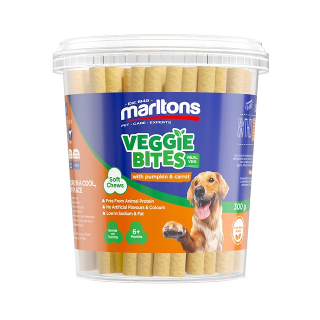 Veggie Bites Pumpkin & Carrot 300g Tub