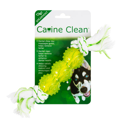 Canine Clean Dental Rope Bone With TPR Tube [Medium]