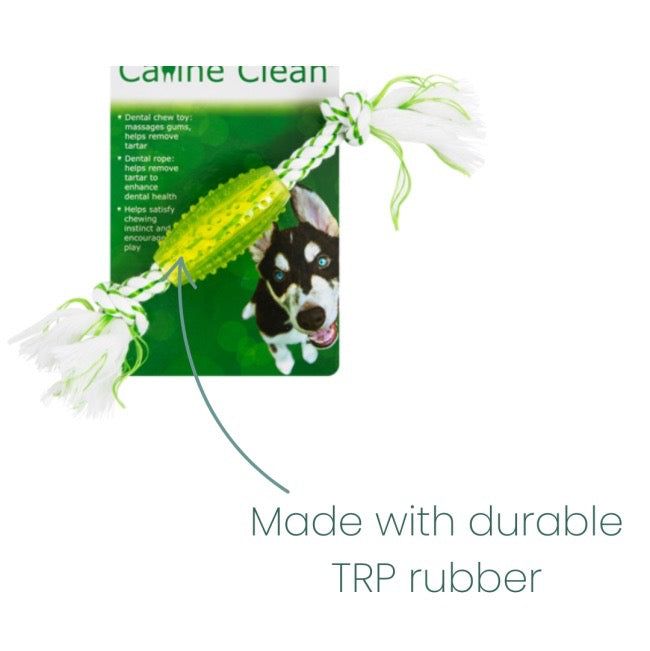 Canine Clean Dental Rope Bone With TPR Tube [Small]