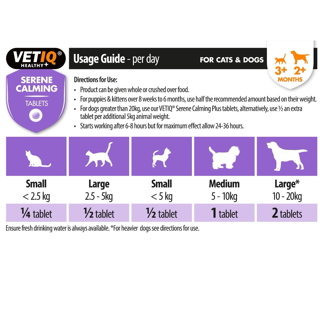 VETIQ® Serene Calming Tablets