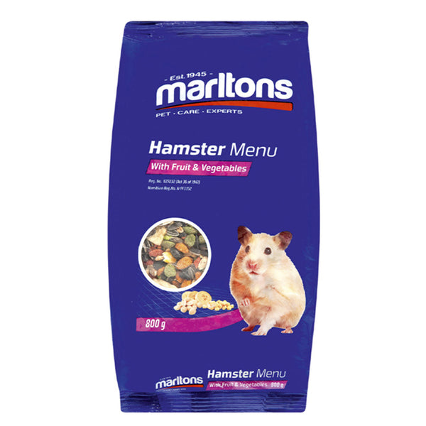 Hamster Food Fruit & Vegetables Marltons Pet Care