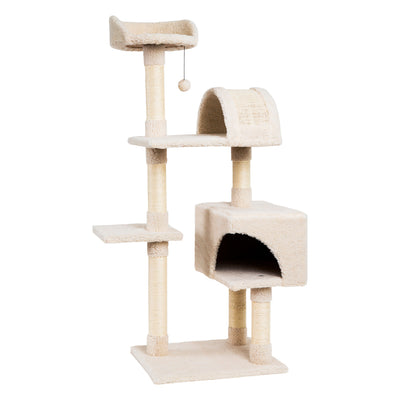 4 Level Cat Scratcher With Toys 