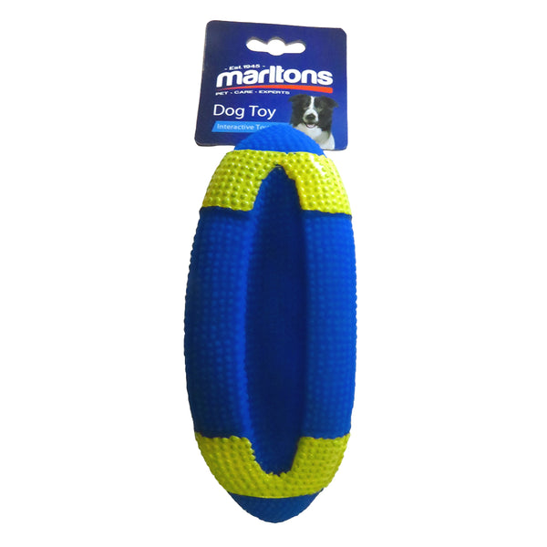 Vinyl Rugby Ball For Dogs Marltons Pet Care Experts