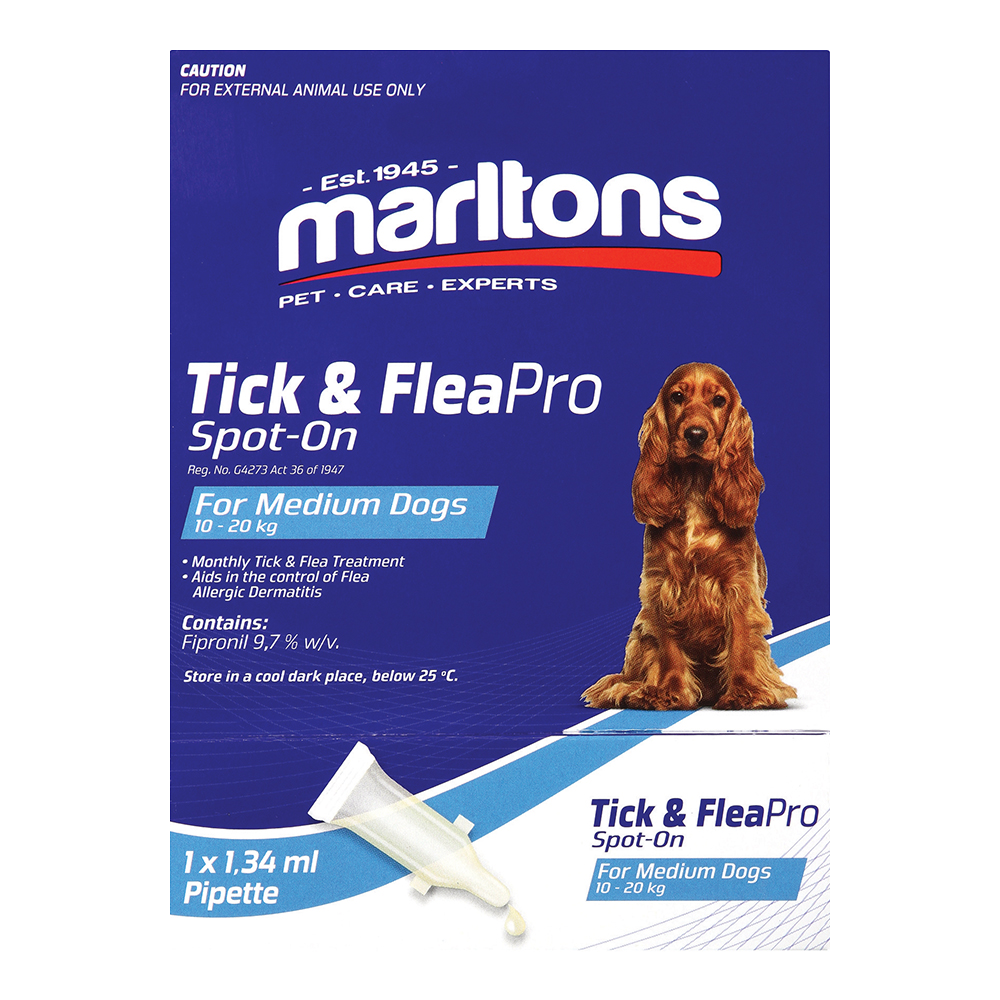 Tick & FleaPro Spot-On For Dogs