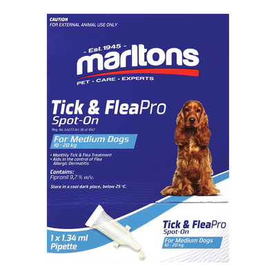 Tick & FleaPro Spot-On For Dogs