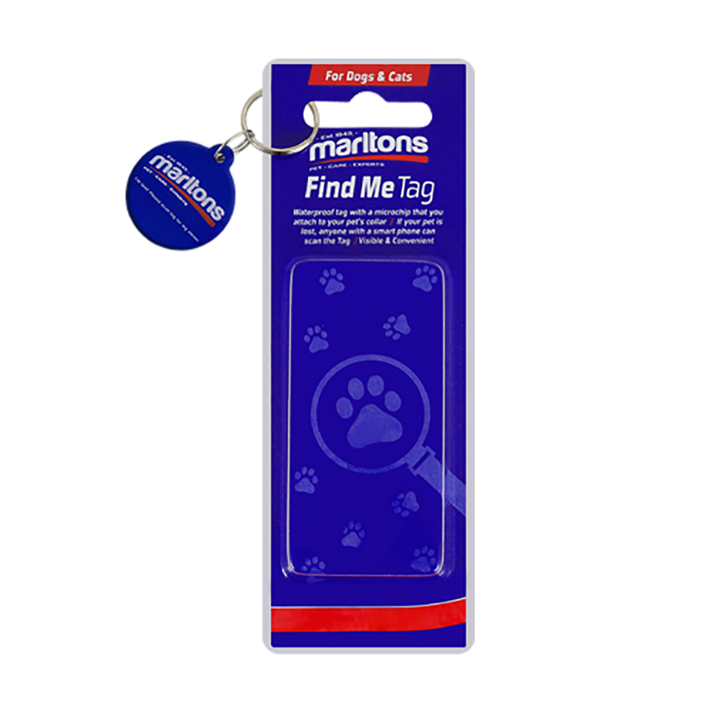 Marltons Pet Find Me Tag for Cats