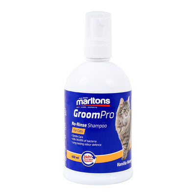 Marltons GroomPro No-Rinse Shampoo for Cats