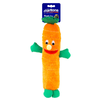 Carrot Plush Toy with Squeaker