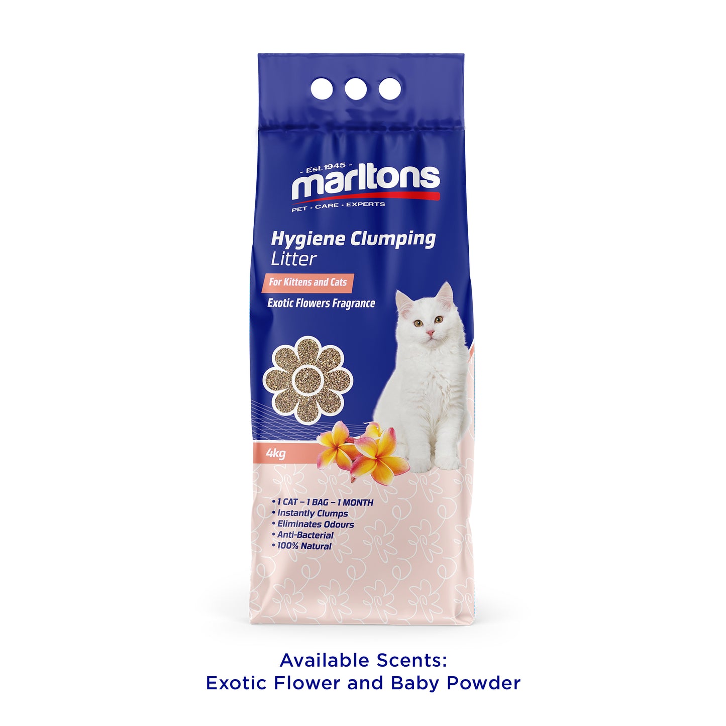 Hygiene Clumping Litter Exotic Flower Fragrance