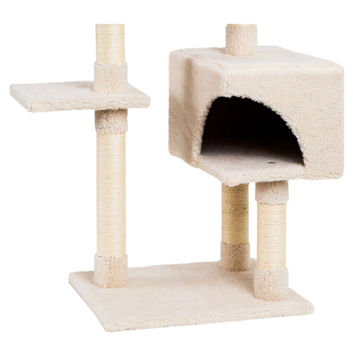 4 Level Cat Scratcher With Toys 