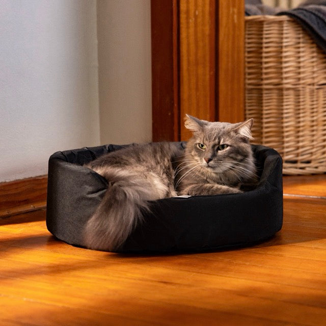 Striped Black Foam Bed (S,M & L)
