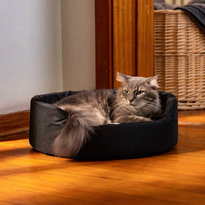 Striped Black Foam Bed (S,M & L)