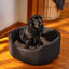 Striped Black Foam Bed (S,M & L)