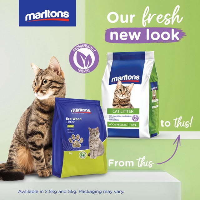 Marltons Wood Pellets Cat Litter
