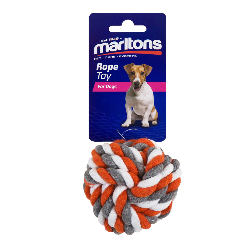 Dog Rope Bone – Ball Shape | Marltons Pet Care Experts