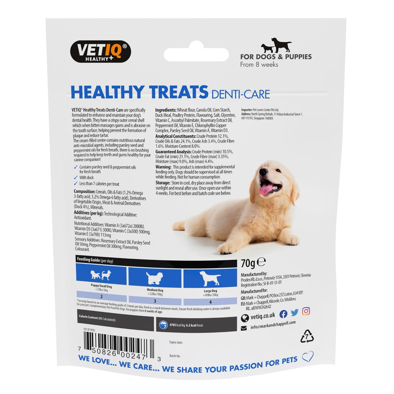 VetIQ: Healthy Treats Denti-Care For Dogs