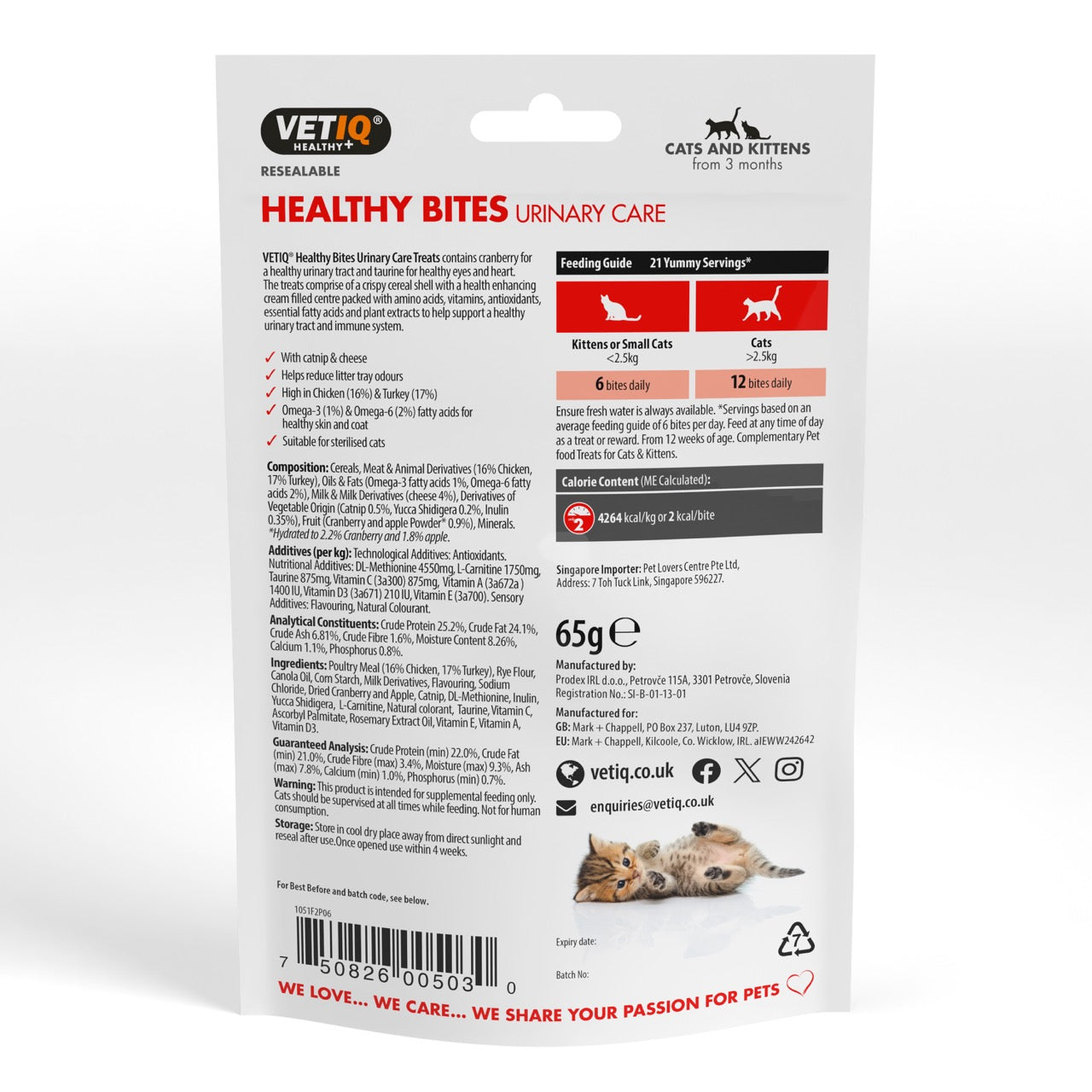 VetIQ: Healthy Bites Urinary Care for Cats