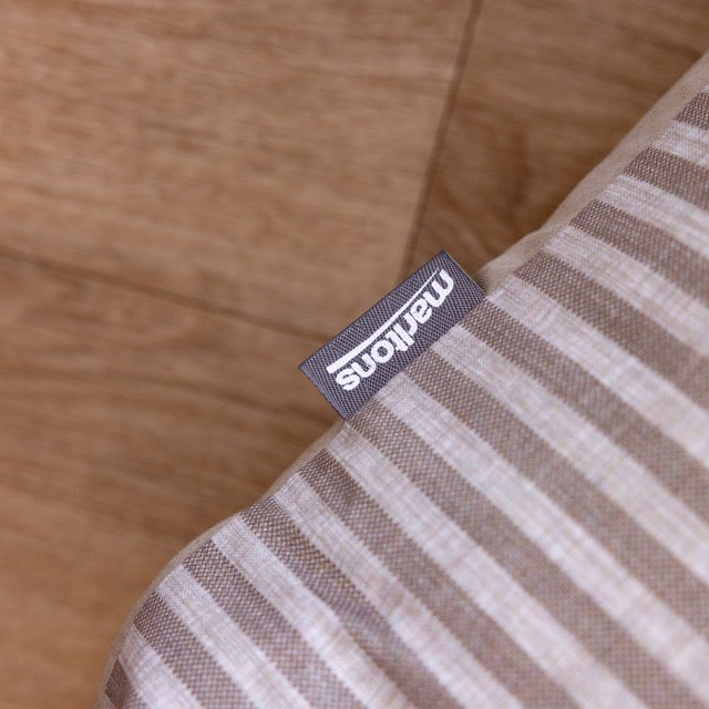 Pet Cushion Lounger Cappucino Stripe (Dogs)