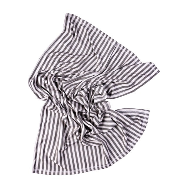 Striped Pet Fleece Blanket Grey (Cats)