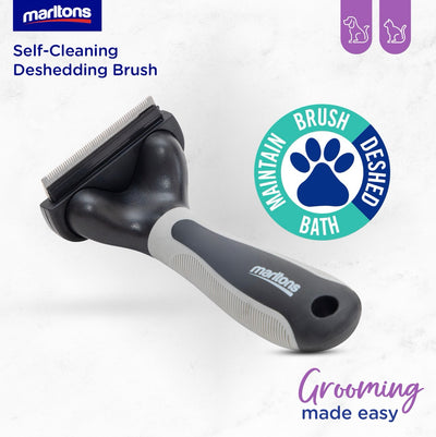 Marltons Self-Cleaning Deshedding Brush