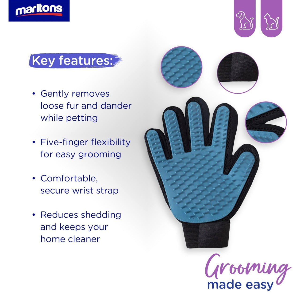 Marltons Effortless Shedding Glove