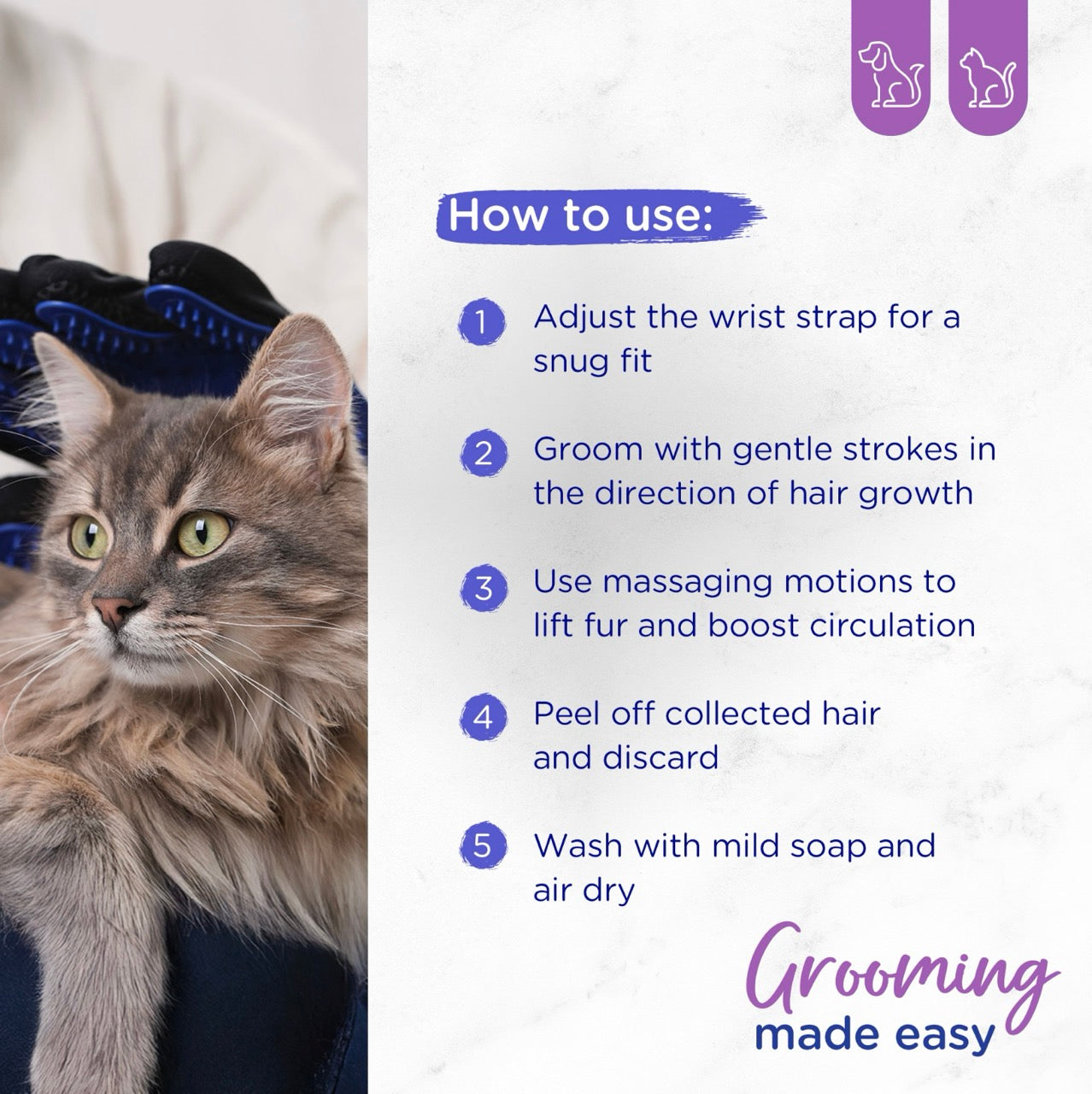 Marltons Effortless Shedding Glove