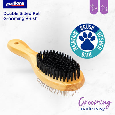 Marltons Double Sided Pet Grooming Brush