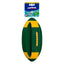 Interactive Dog Toy - Green and Gold Rugby Ball