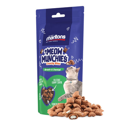 Meow Munchies Breath & Dental Crunchy Bites