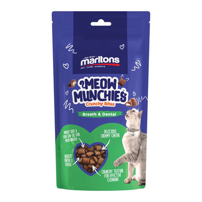 Meow Munchies Breath & Dental Crunchy Bites