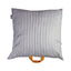 Pet Cushion Lounger Striped Grey (Dogs)