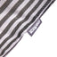 Pet Cushion Lounger Striped Grey (Dogs)