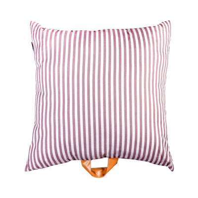 Pet Cushion Lounger Striped Aubergine (Dogs)