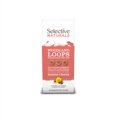 Selective Naturals Woodland Loops Guinea Pig 80G