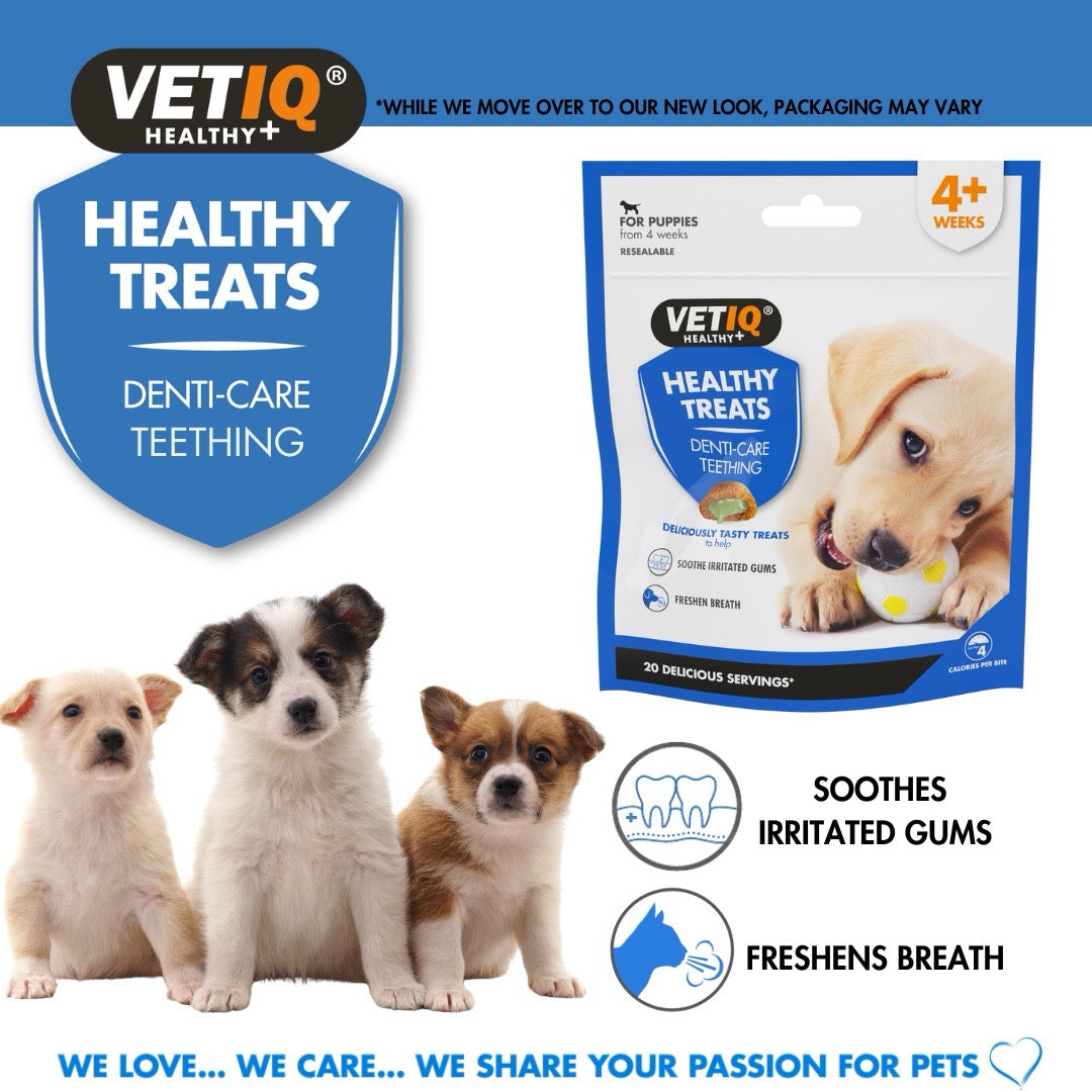 VetIQ: Healthy Treats Denti-Care Teething For Puppies