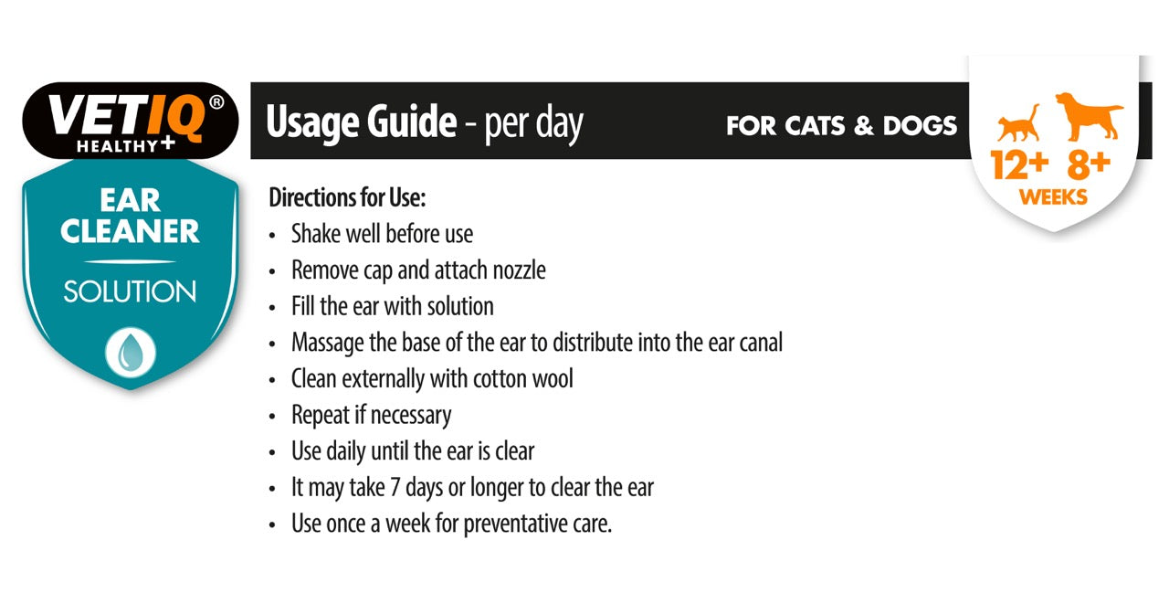 VETIQ® Ear Cleaner Solution