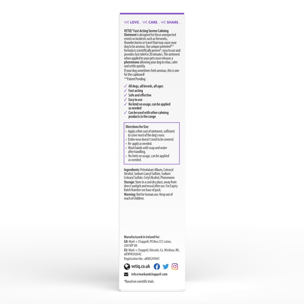VETIQ® Serene Calming Rapid Relief