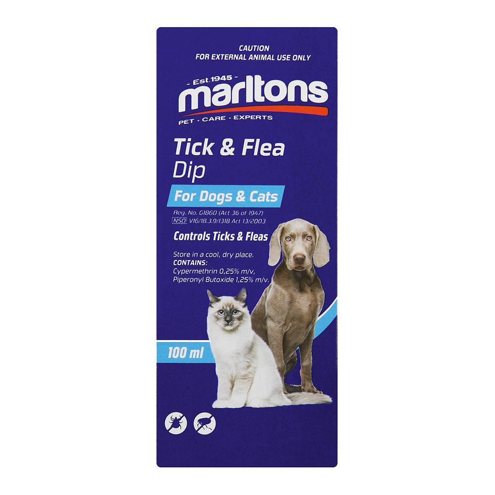 Tick & Flea Dip For Dogs Marltons Pet Care Experts