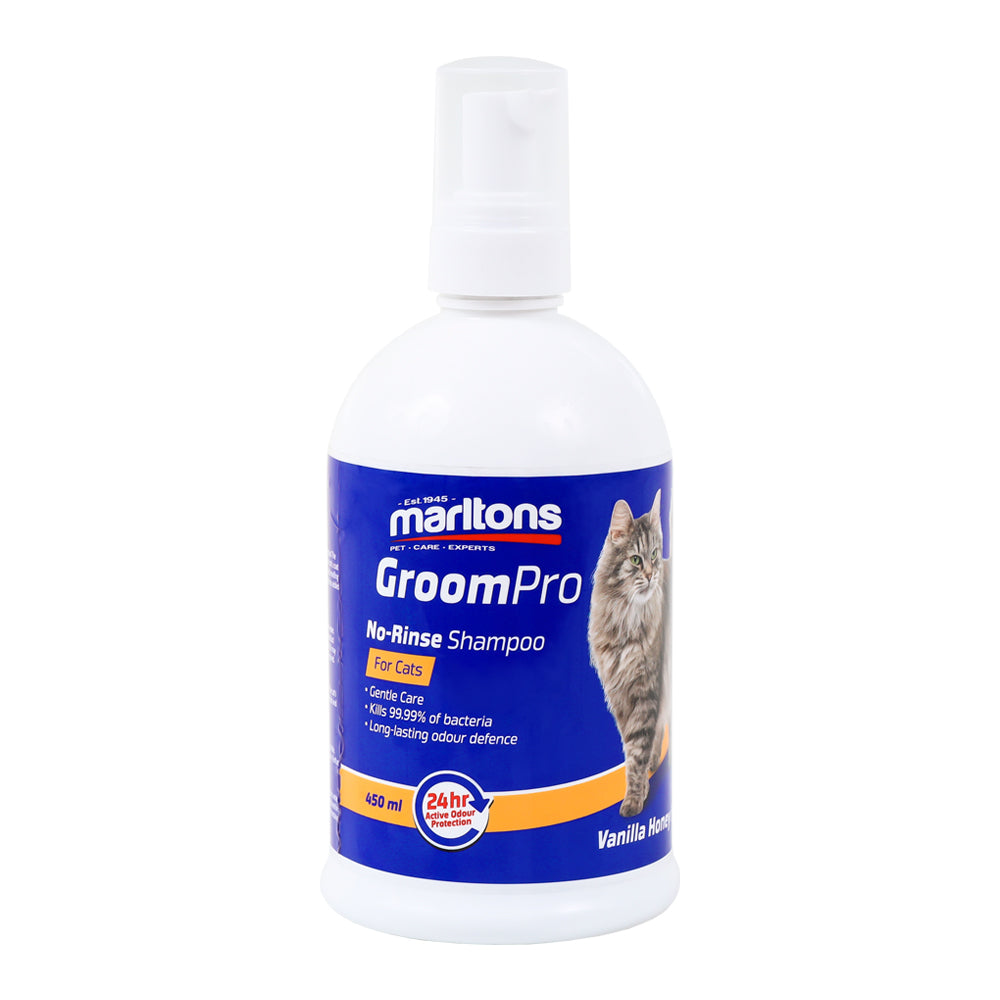 Marltons GroomPro No-Rinse Shampoo for Cats